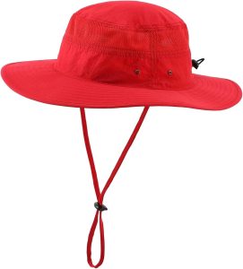 UPF 50+ Men’s Sun Hat Wide Brim Bucket Hat UV Protection Hat for Mens Womens Beach Safari Gardening Golf Fishing